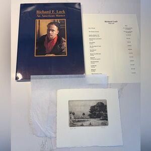 Richard F. Lack An American Master original sketch and book
